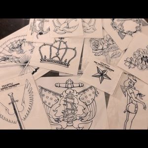 250+ Temptu Pro Temporary Tattoos